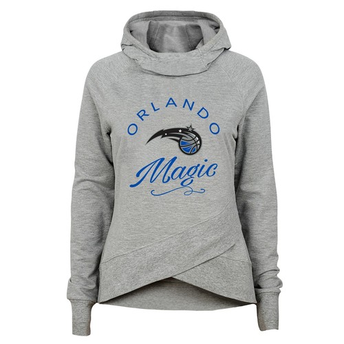 Толстовка Outerstuff NBA для девочек (7–16) Orlando Magic The Bridge с воронкообразным вырезом
