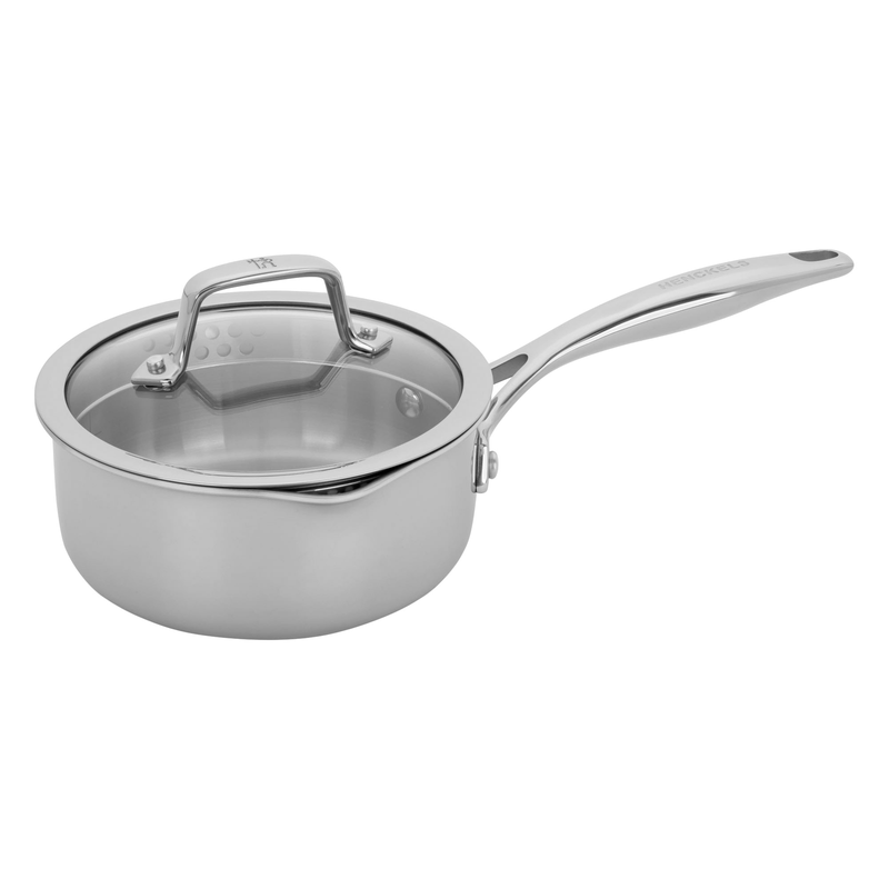 Henckels Tri-Ply Clad Stainless Steel 12-piece Cookware Set, NEW