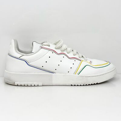 

Adidas Mens Supercourt FX9058 Белая повседневная обувь Кроссовки Размер 10, Белый, Supercourt