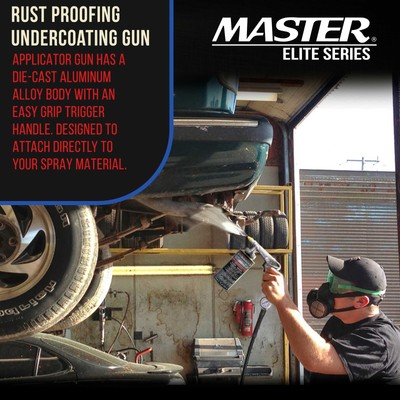 Air Rust Proofing Undercoating Gun, Gauge 22" Wand Nozzle, Spray Truck Bed Liner