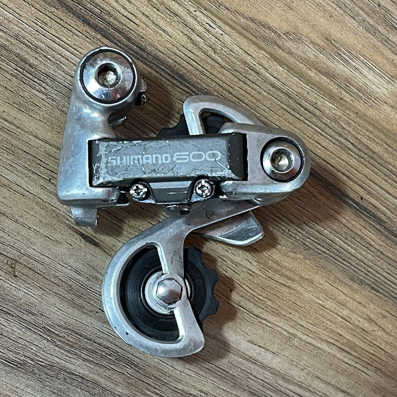 Vintage Shimano 600 RD-6207 Rear Derailleur Short Cage Gray | eBay