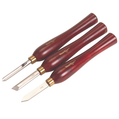 WOODRIVER 3-Piece Pen Turning Tool Set