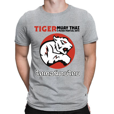 Muay Thai Tiger Fighting Thailand Sport Meme Gift Funny Mens Womens T-Shirts#DNE