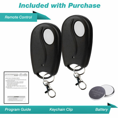 2 For Linear Mega Code MCT-11 DNT00090 Garage Door Opener Remote Mini Key Chain