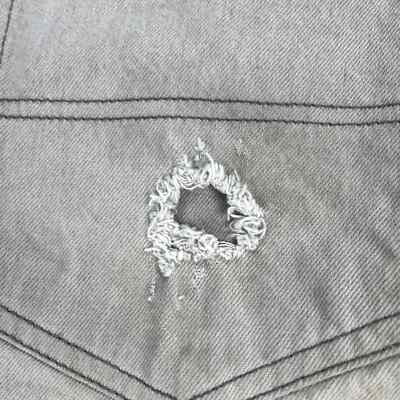 Vintage LA Gate Jeans Mens 40 Gray Denim Baggy Fit Straight Leg Hip Hop Skater