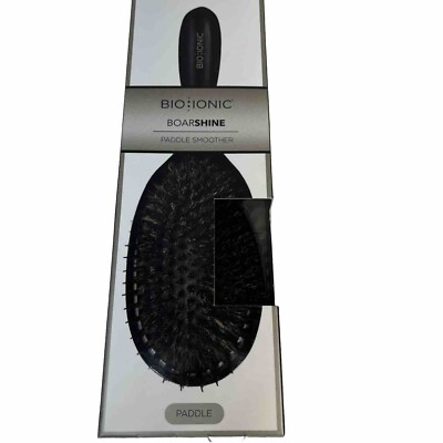 BIO IONIC Boarshine Paddle Smoother Brush Smooth Shine Hair