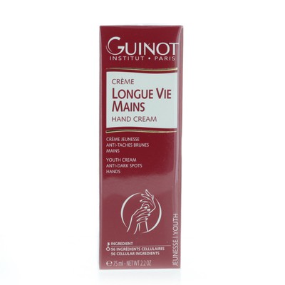 Guinot Longue Vie Mains Hand Cream 75ml 2.2oz NEW SEALED FAST SHIP