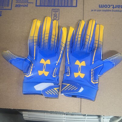 Player s Original UCLA Under Armour Football Gloves Size LARGE 