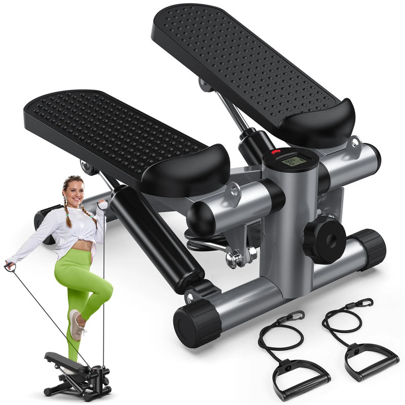 Steppers for Exercise, Mini Home Fitness Step with Resistance,...