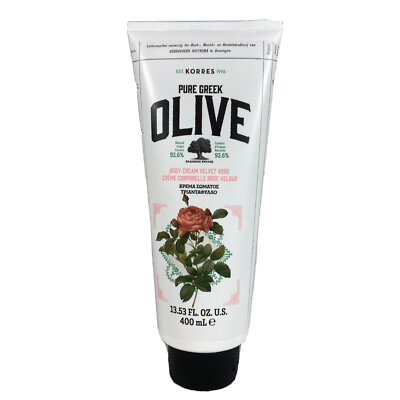 Korres Pure Greek Olive Oil & Velvet Rose Body Cream 13.53 fl oz Brand New