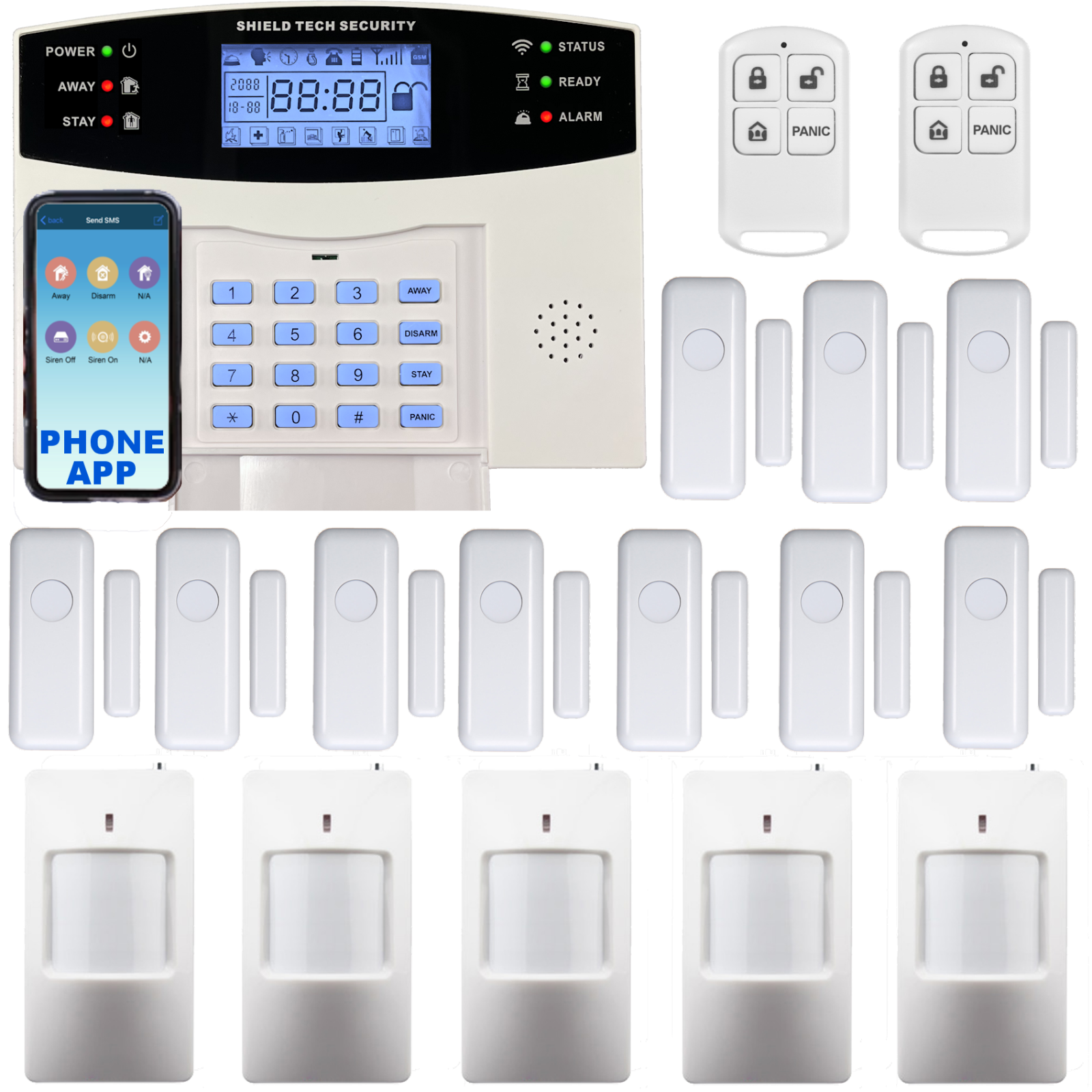 For Home Or House, Call, Text, & Smart Phone App