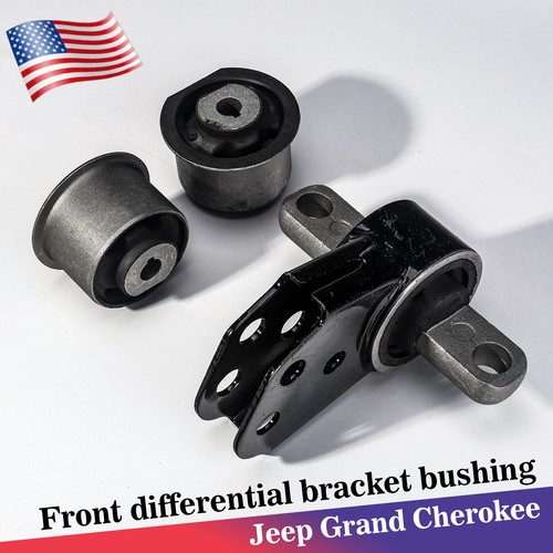 APDTY 016515-Kit Front Differential 3-Piece Mount Mounting Bracket & Bushing Set