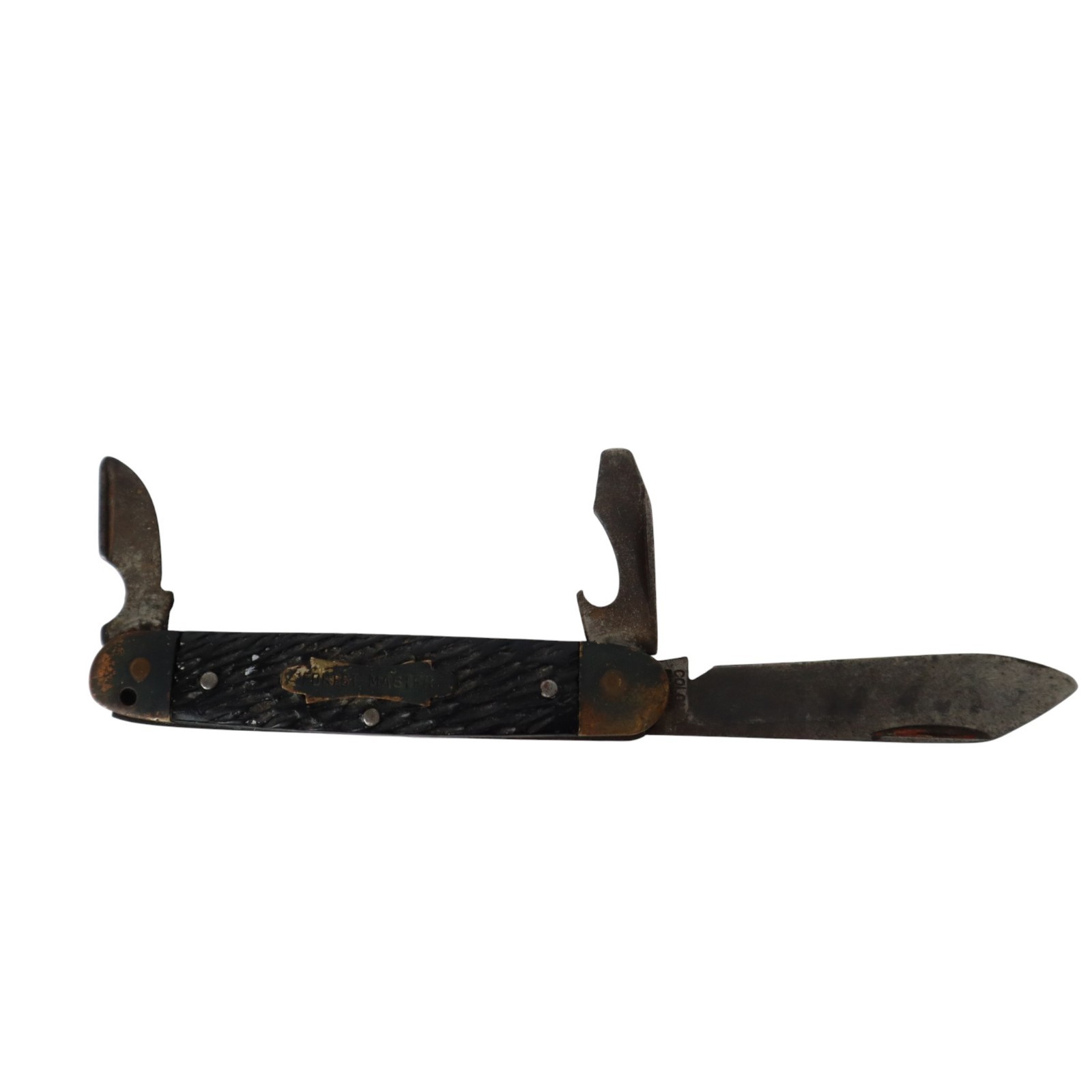Vintage Colonial Forest Master Camping Scout Knife 3 Blade 1970s
