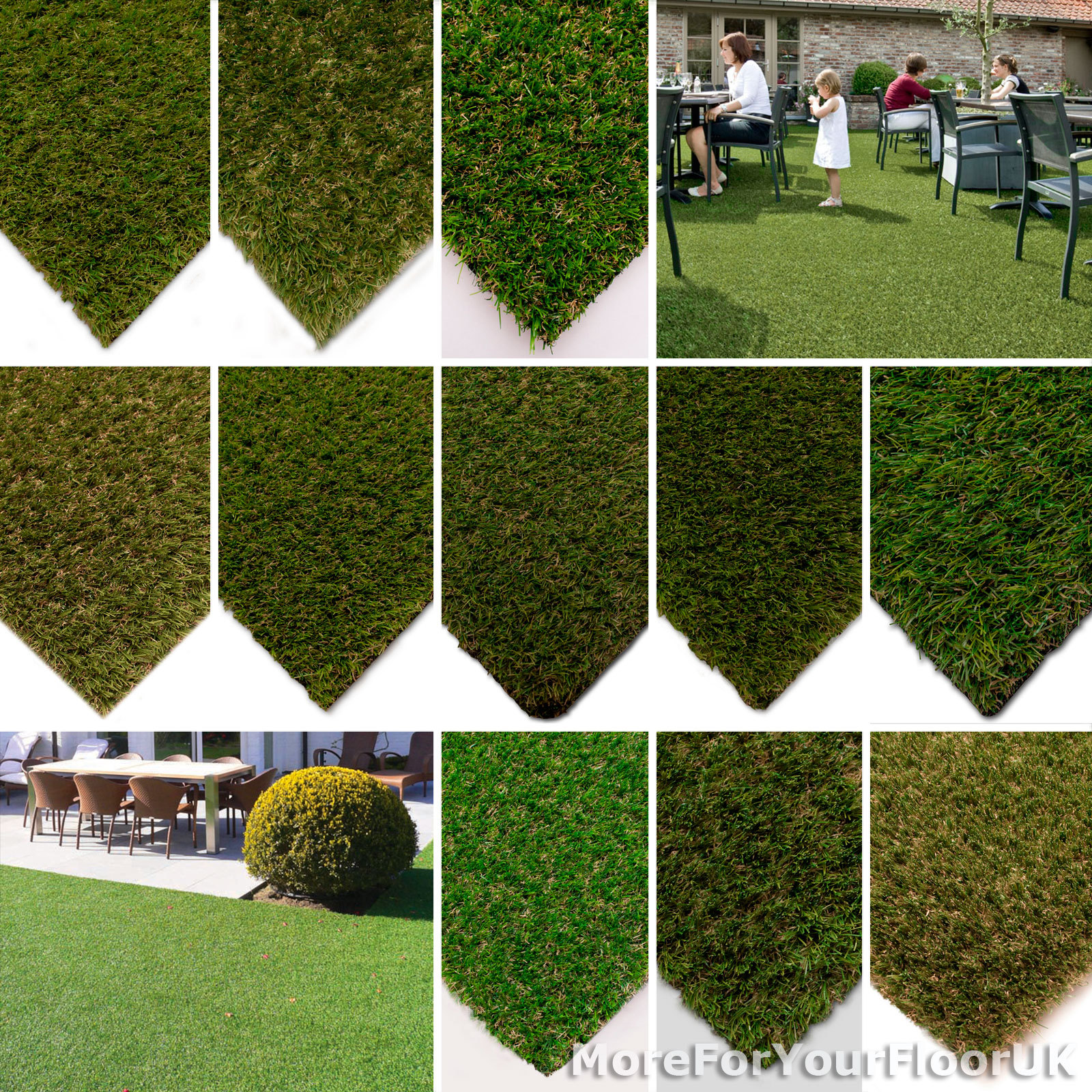 Luxury CHEAP Artificial Grass, Quality AstroTurf, Natural Realistic Green Lawn