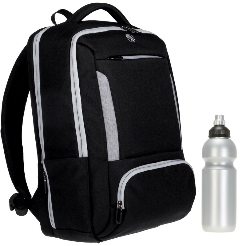 Laptop Rucksack Herren Ceo Elephant Notebookrucksack Pendler Usb 637 Schwarz +F