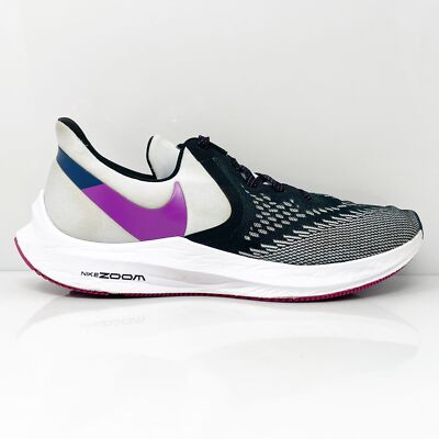 

Nike Womens Zoom Winflo 6 AQ8228-006 Черные кроссовки для бега, размер 10, Черный, Zoom Winflo 6
