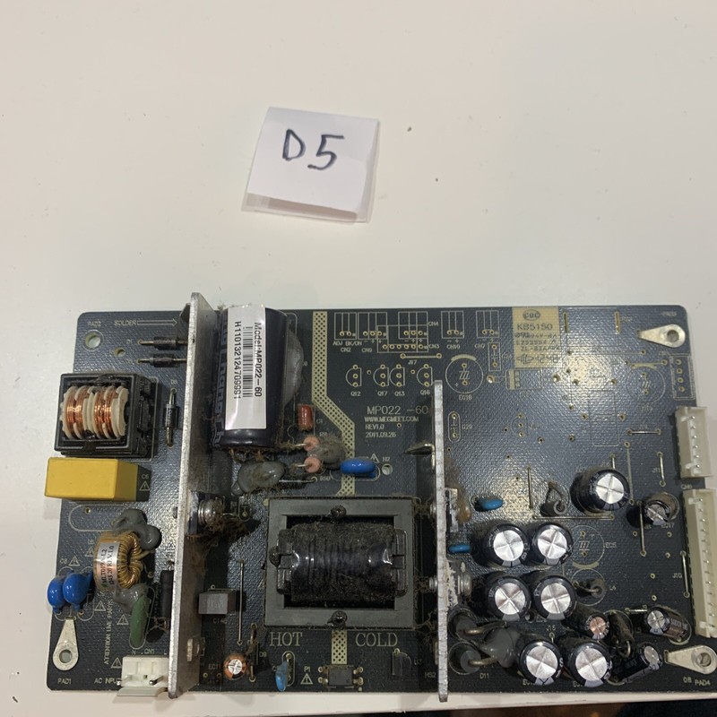 Carte Alimentation Megmeet Mp022-60 Pour  Tv Grandin Ld32c14 E32j868eb