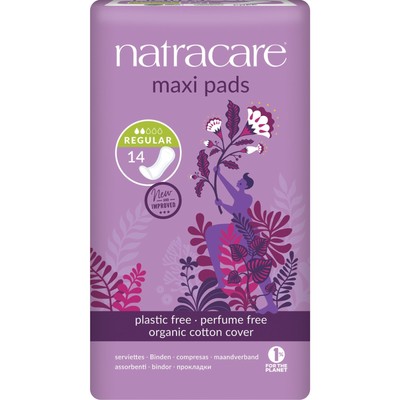 Прокладки Natracare Natural Maxi Regular, 14 подушечек