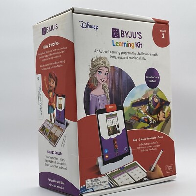 BYJUS Learning Kit Disney Grade 2 Essential Edition Frozen Elsa Toy Story Osmo