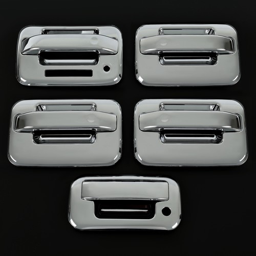 Fit 2004-2014 Ford F150 Chrome 4 Door (With Key Pad) + Tailgate Handle Covers