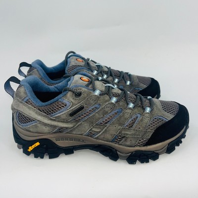 MERRELL WOMENS MOAB 2 J06026 GRANITE WATERPROOF DURABLE HIKING SHOES SIZE 8.5B