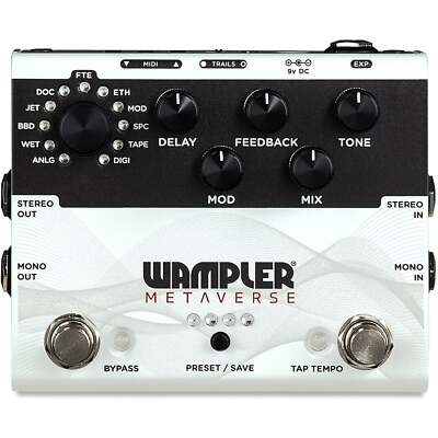 Wampler Pedals Metaverse Multi Algorithm Delay 