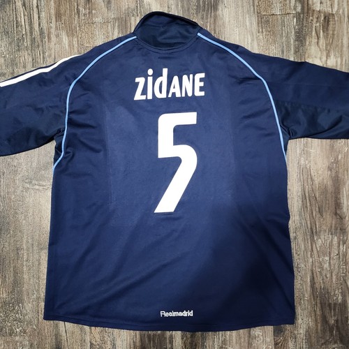 2006 Adidas Real Madrid Away Soccer Jersey Zinedine Zidane