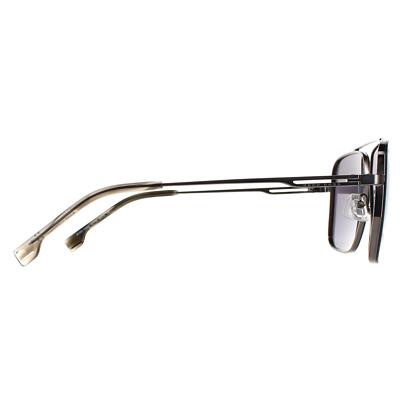 Pre-owned Hugo Boss Sunglasses Boss 1325/s Kj1 T4 Dark Ruthenium Silver Mirror