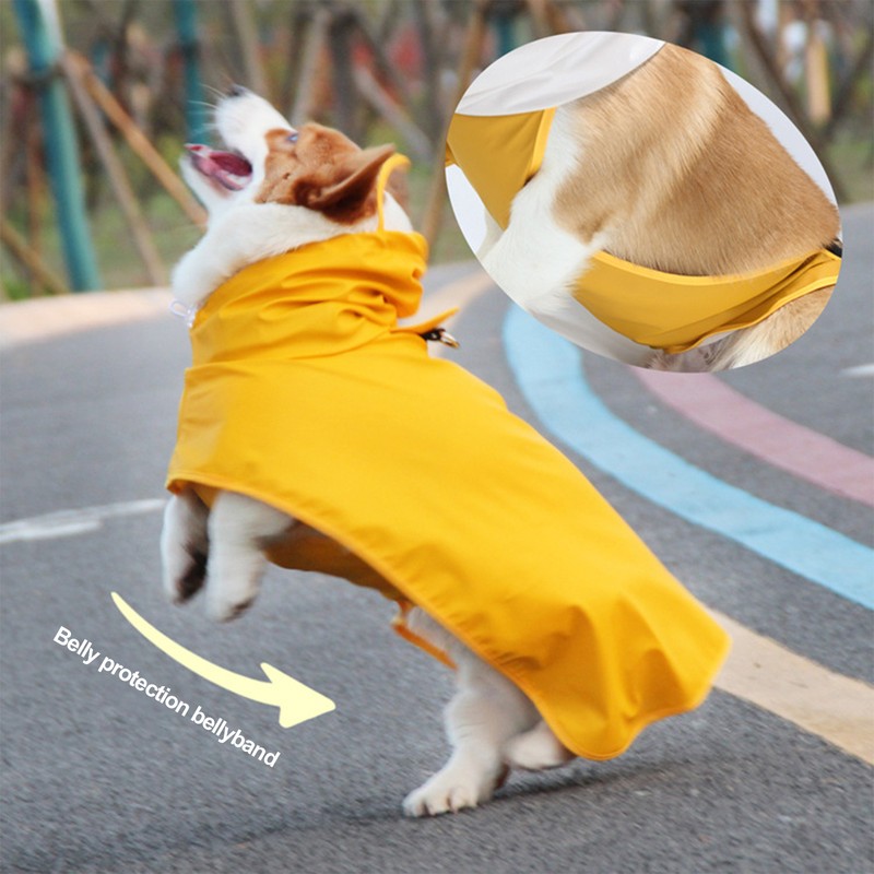 Corgi Cloak Style Puppy Waterproof Dog Clothes Pet Windproof