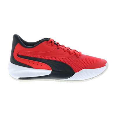 

Мужские баскетбольные кроссовки Puma Triple 19521704 Red Canvas на шнуровке, Красный, Puma Triple