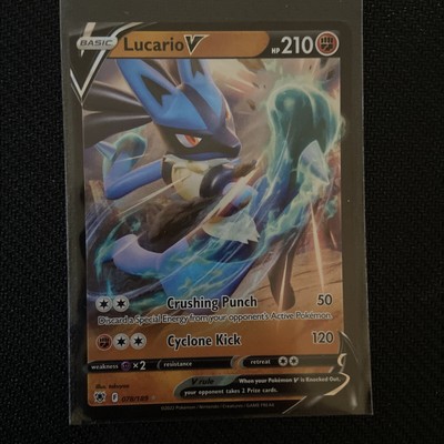 Pokémon TCG Lucario V Sword & Shield - Astral Radiance 078/189 Holo Ultra Rare