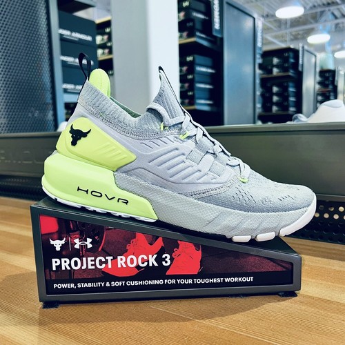 

Женские кроссовки Under Armour Project Rock 3, серые кроссовки размера 6 и 6,5 № 112, Серый, Under Armour Project Rock 3