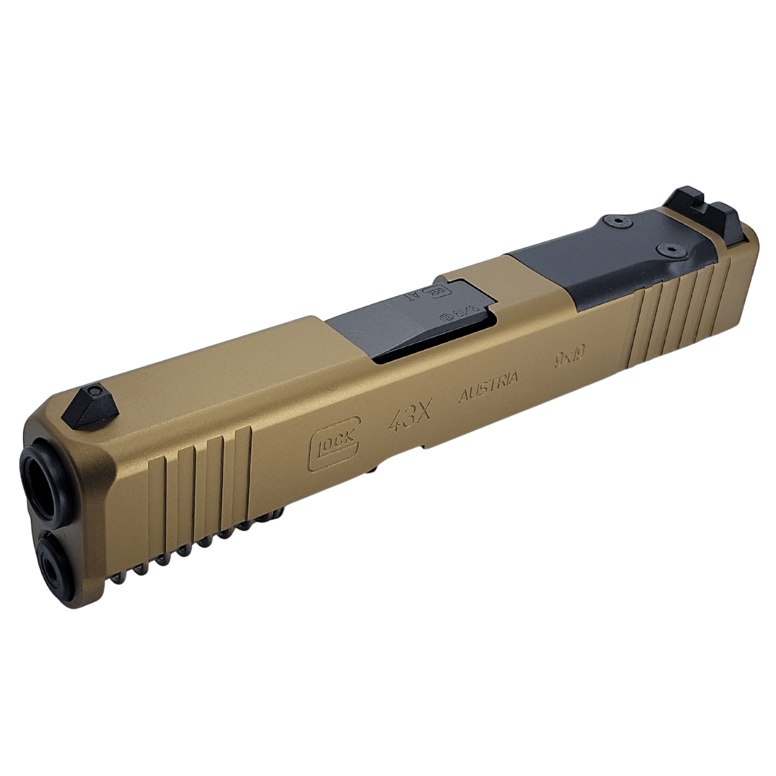 GLOCK 43X MOS Coyote Factory Coyote PVD Finish | eBay