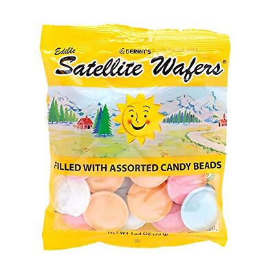 Gerrit's Satellite Wafers, Original with Candy Beads, 1.23-Ounce-Bags