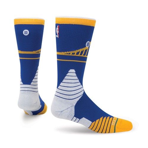 [M559D6CCWA-BLU] Мужские носки Stance NBA Golden State Warriors Bridge Crew