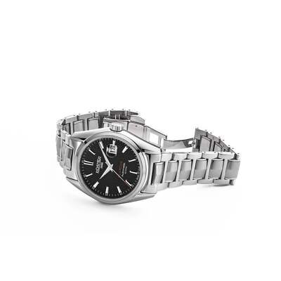 ROAMER ROAMER 210665 41 55 20 MEN'S SEAROCK AUTOMATIC BLACK DIAL WRISTWATCH