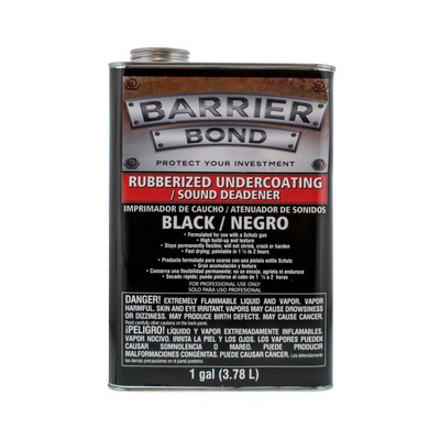 Barrier Bond Auto Body Rubberized Undercoating/Sound Deadener - Black - Gallon