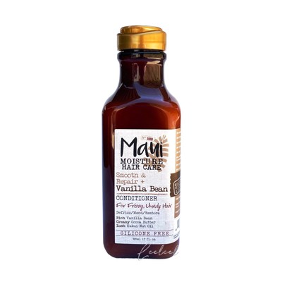Maui Moisture Smooth & Repair VANILLA BEAN Conditioner Frizzy Unruly Hair 13 oz
