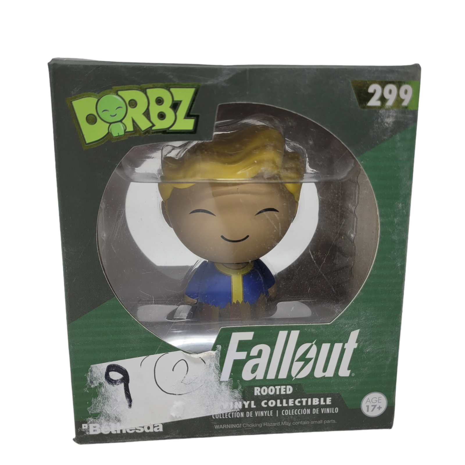 Dorbz: Fallout - Vault Boy Rooted FUNKO #299 New, Damaged