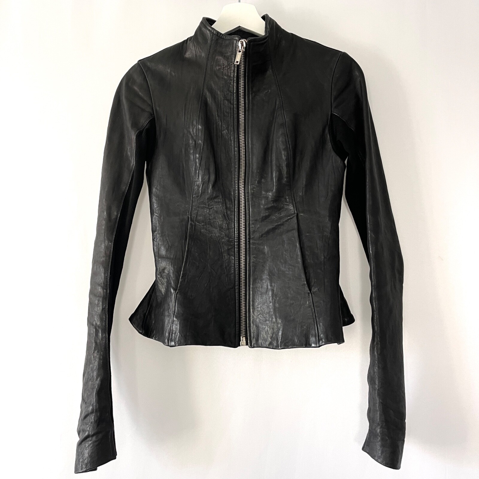 ジャケット・アウター Rick Owens leather coat IT38 s-l400.jpg