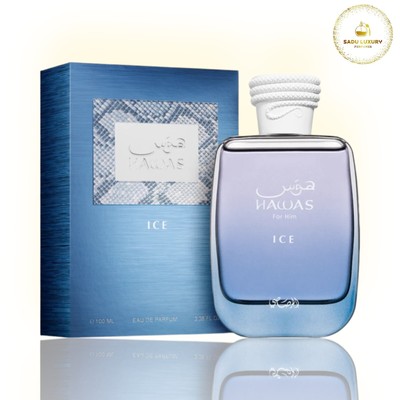 Hawas Ice by Rasasi 3.4oz Eau de Parfum for Men
