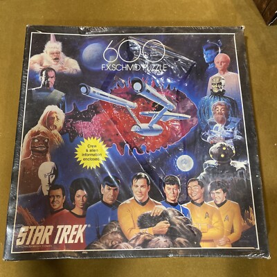 Star Trek Jigsaw Puzzle NIB FX Schmid 600 Piece Exquisit 1993 Paramount #90041