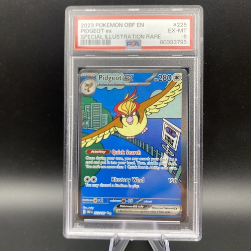 Pokémon TCG Pidgeot ex SV03: Obsidian Flames 225/197 Holo