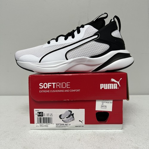 Кроссовки Puma Softride Rift Youth Размер 5,5 лет Кроссовки для бега Белые спортивные кроссовки