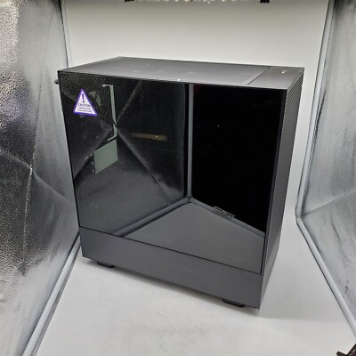 NZXT H5 Flow Compact ATX Mid-Tower PC Case   Black