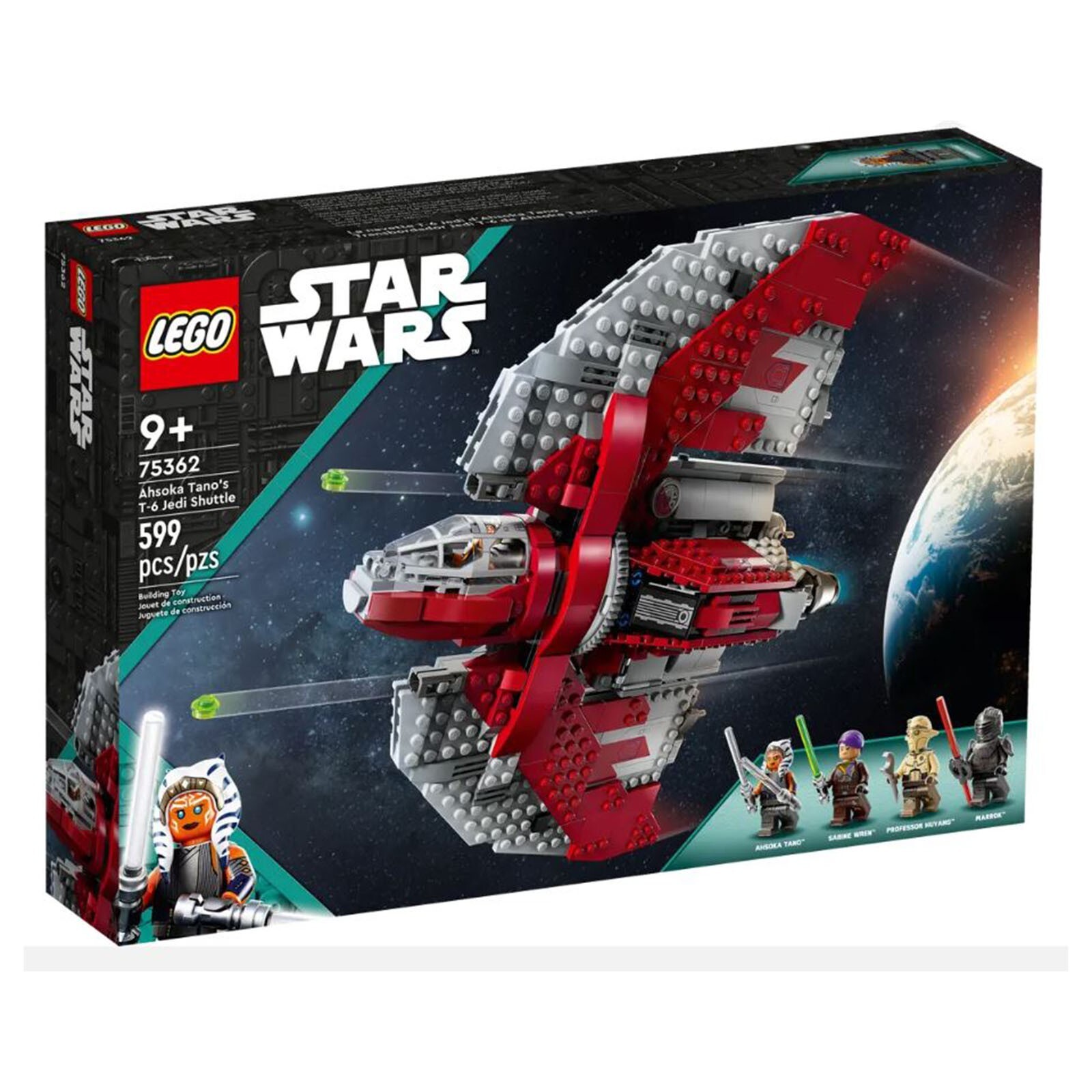 Конструктор LEGO Star Wars Асока Танос Шаттл Джедая Т-6 75362 НОВЫЙ
