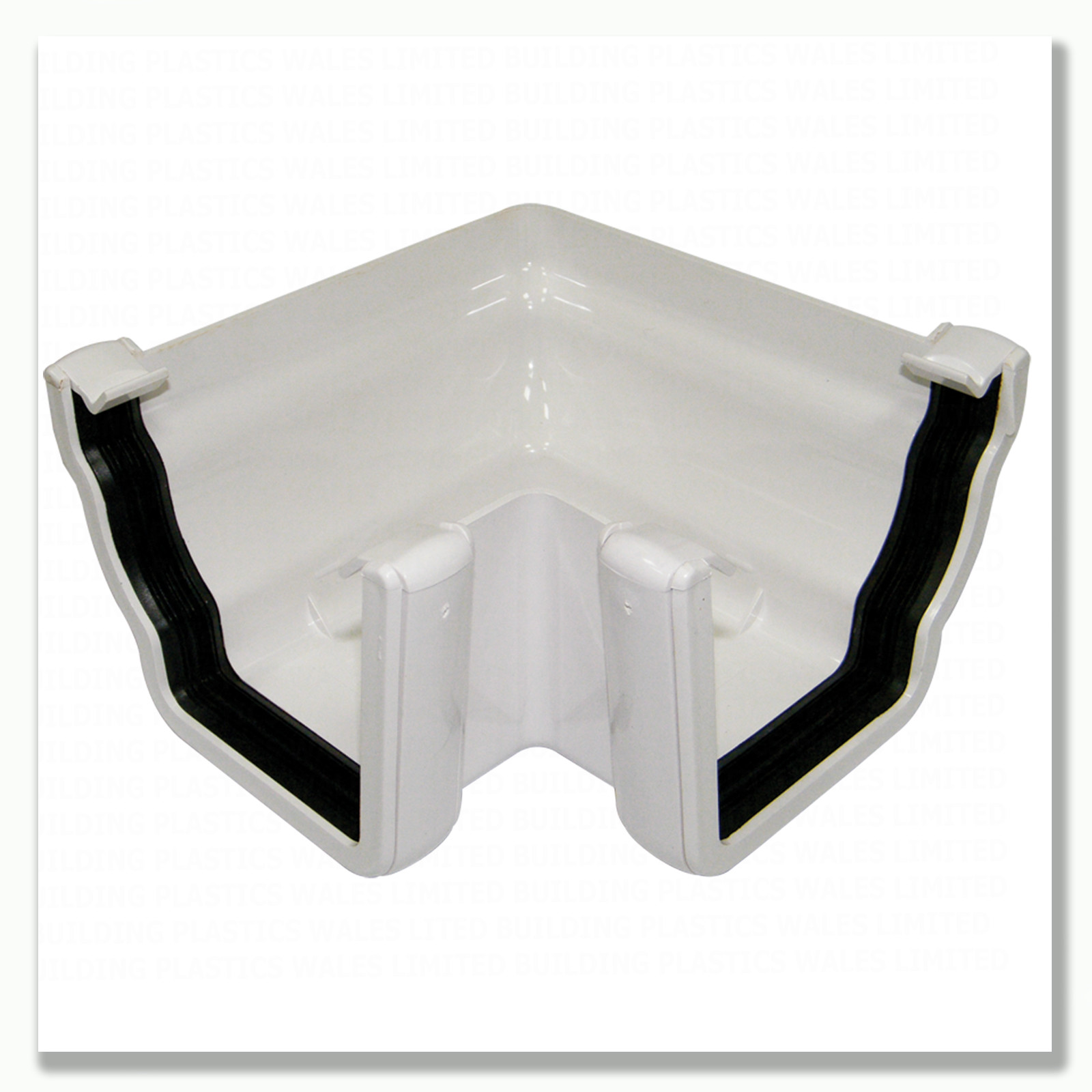 FLOPLAST NIAGARA OGEE GUTTER FITTINGS WHITE 110mm NIAGARA GUTTERING