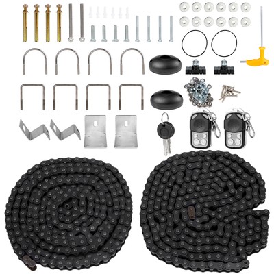 VEVOR 3300Lbs Automatic Sliding Gate Opener Electric Door Operator w/ 2 Remotes