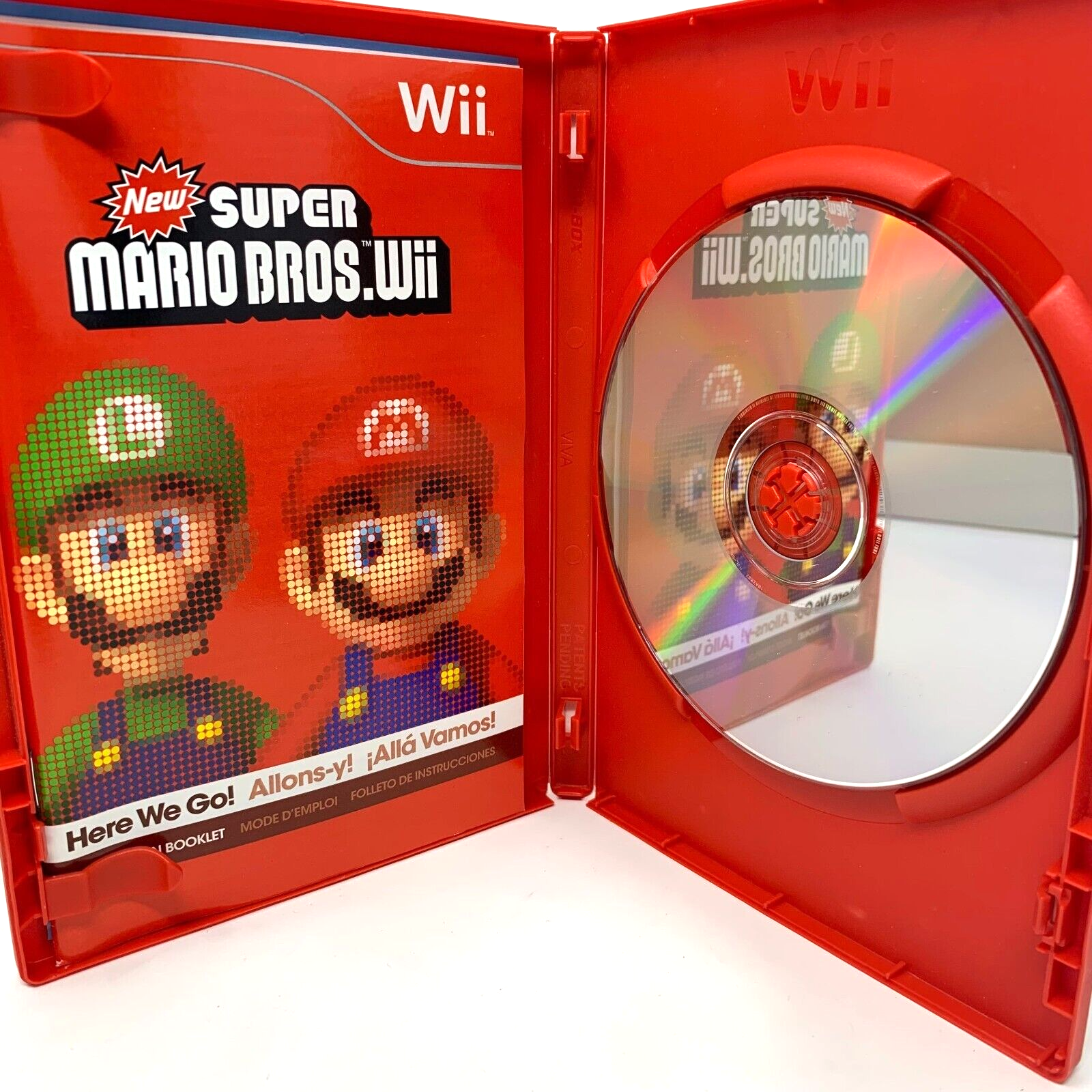 Nintendo Wii Super Mario Bros 25th Anniversary Limited Edition Red