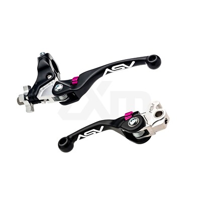 2018-2020 Ohvale GP-0 190 Daytona ASV F4 Brake & Clutch Lever PAIR PACK Black